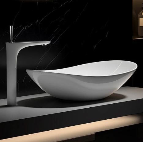 陶瓷一体洗手盆设计