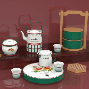 《春盛茶语》——陶瓷茶具设计